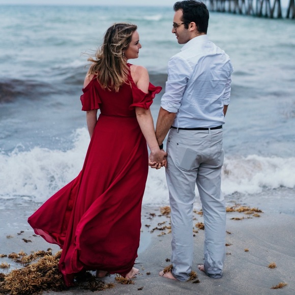 Lulus wrap maxi dress - Picture 2 of 6